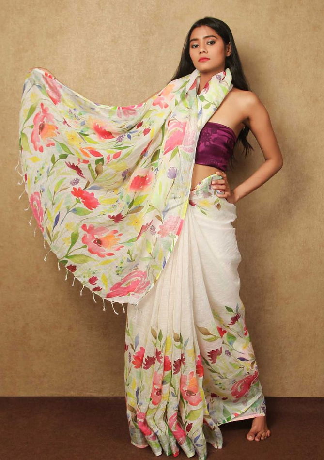 MG 134 Printed Designer Sarees Catalog